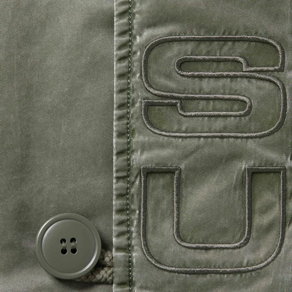 Supreme Washed Flight Satin N-3B Parka - Olive (front)
