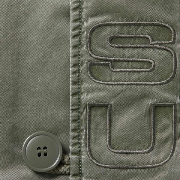 Supreme Washed Flight Satin N-3B Parka - Olive (front)
