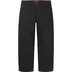 Supreme Washed Herringbone Chino Pant - Black (front)