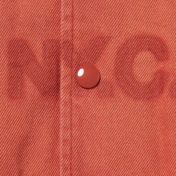 Supreme Washed Knockout Denim Varsity Jacket - Rust (front)