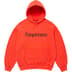 Supreme Washed Old English Hooded Sweatshirt - Orange (front)