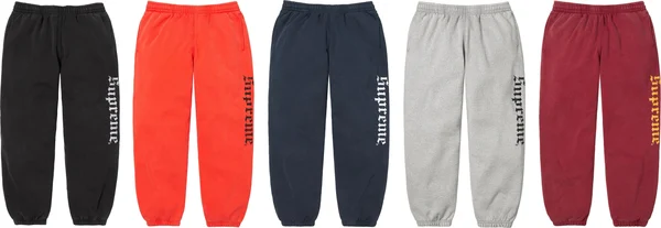 Supreme Washed Old English Sweatpant - Product Image
