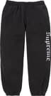 Supreme Washed Old English Sweatpant - Black (front)
