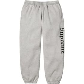 Supreme Washed Old English Sweatpant Heather Grey