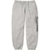 Supreme Washed Old English Sweatpant - Heather Grey (front)