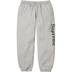 Supreme Washed Old English Sweatpant - Heather Grey (front)