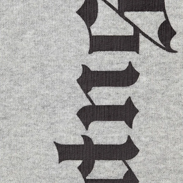 Supreme Washed Old English Sweatpant - Heather Grey (front)