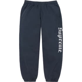 Supreme Washed Old English Sweatpant Navy