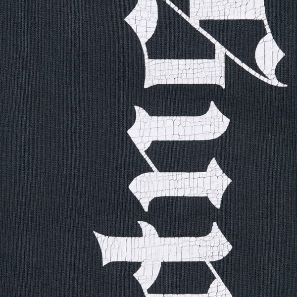 Supreme Washed Old English Sweatpant - Navy (front)