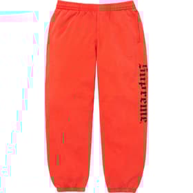 Supreme Washed Old English Sweatpant Orange