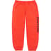 Supreme Washed Old English Sweatpant - Orange (front)
