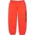 Supreme Washed Old English Sweatpant - Orange (front)