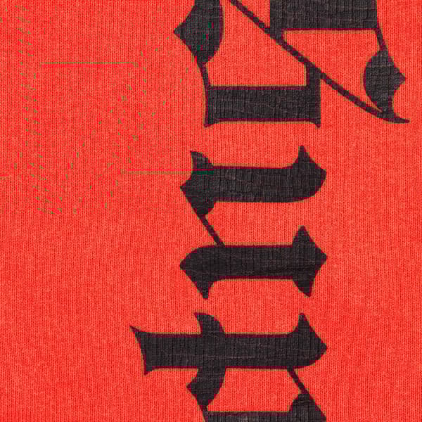 Supreme Washed Old English Sweatpant - Orange (front)