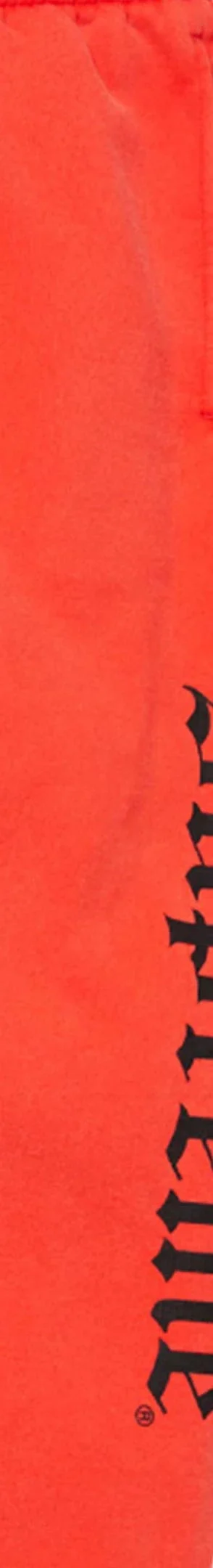 Supreme Washed Old English Sweatpant - Orange (front)