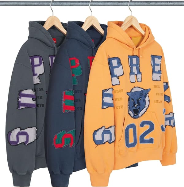 Supreme Washed Panther Hooded Sweatshirt - Product Image