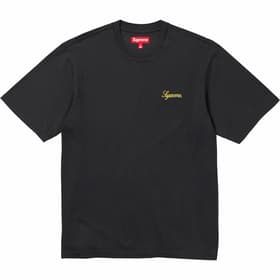 Supreme Washed Script S/S Top Black