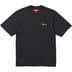 Supreme Washed Script S/S Top - Black (front)