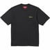 Supreme Washed Script S/S Top - Black (front)