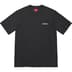 Supreme Washed Script S/S Top - Black (front)