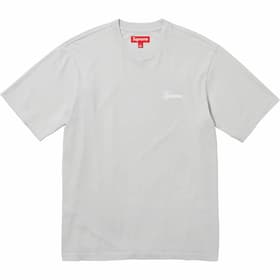 Supreme Washed Script S/S Top Grey