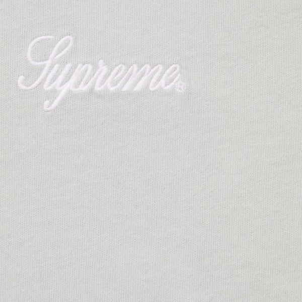 Supreme Washed Script S/S Top - Grey (front)
