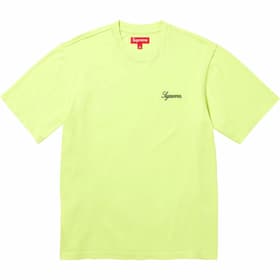 Supreme Washed Script S/S Top Lime