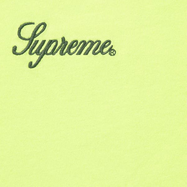 Supreme Washed Script S/S Top - Lime (front)