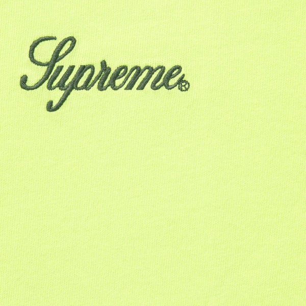 Supreme Washed Script S/S Top - Lime (front)
