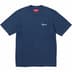 Supreme Washed Script S/S Top - Navy (front)