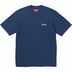 Supreme Washed Script S/S Top - Navy (front)