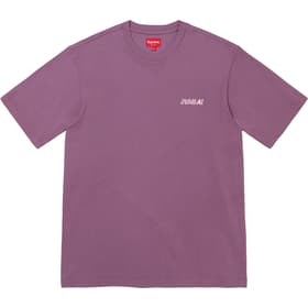 Supreme Washed Script S/S Top Purple