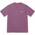 Supreme Washed Script S/S Top - Purple (front)
