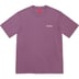 Supreme Washed Script S/S Top - Purple (front)