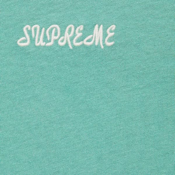 Supreme Washed Script S/S Top - Sage (front)