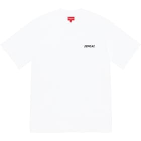 Supreme Washed Script S/S Top White