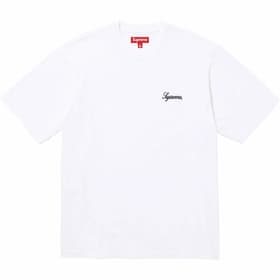 Supreme Washed Script S/S Top White