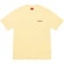 Supreme Washed Script S/S Top - Yellow (front)