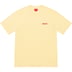 Supreme Washed Script S/S Top - Yellow (front)