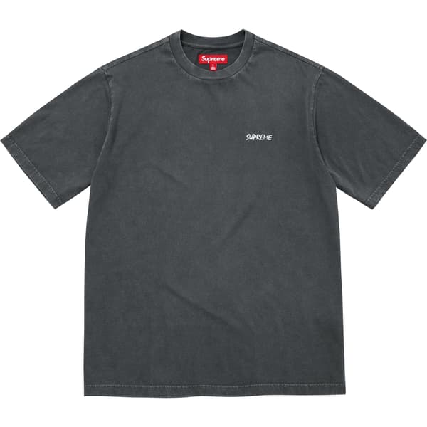 Supreme Washed S/S Top - Black (front)