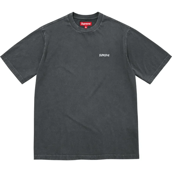 Supreme Washed S/S Top - Black (front)