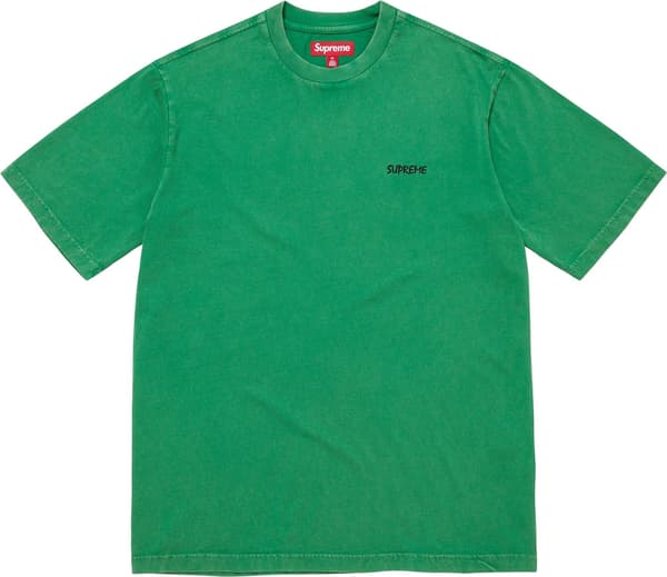 Supreme Washed S/S Top - Green (front)