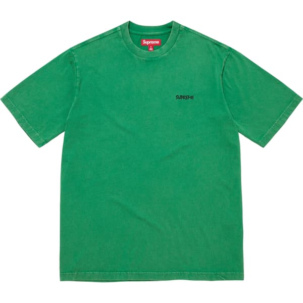 Supreme Washed S/S Top - Green (front)