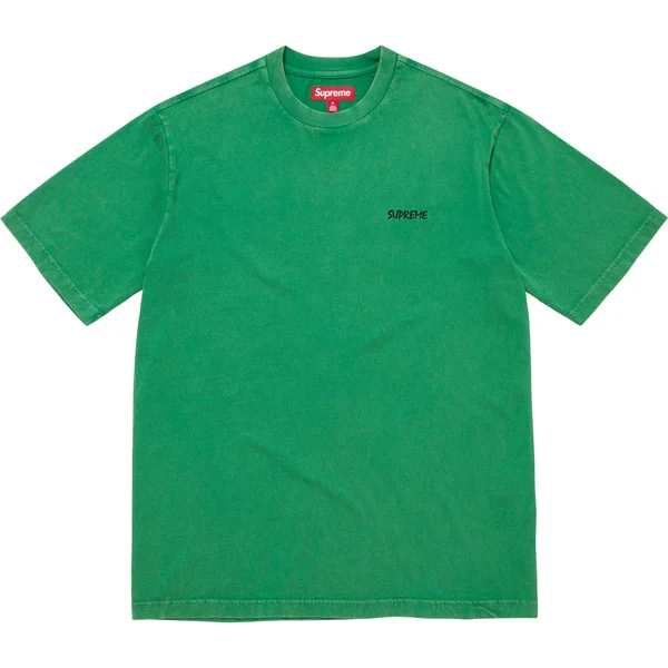 Supreme Washed S/S Top - Green (front)