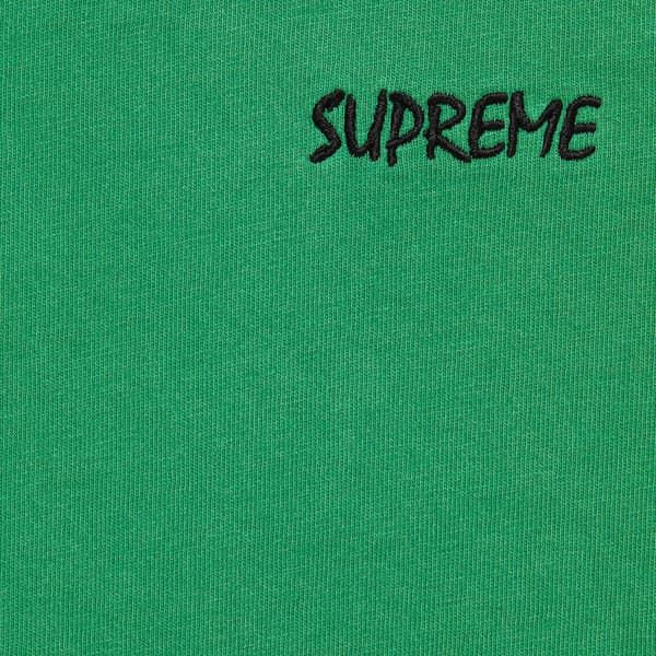 Supreme Washed S/S Top - Green (front)