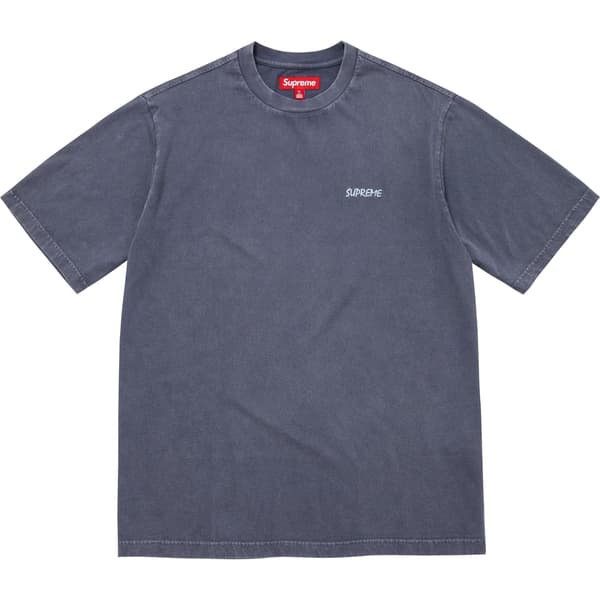 Supreme Washed S/S Top - Navy (front)
