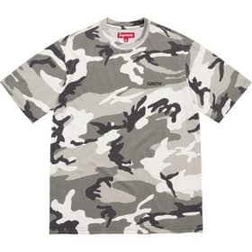 Supreme Washed S/S Top Snow Camo