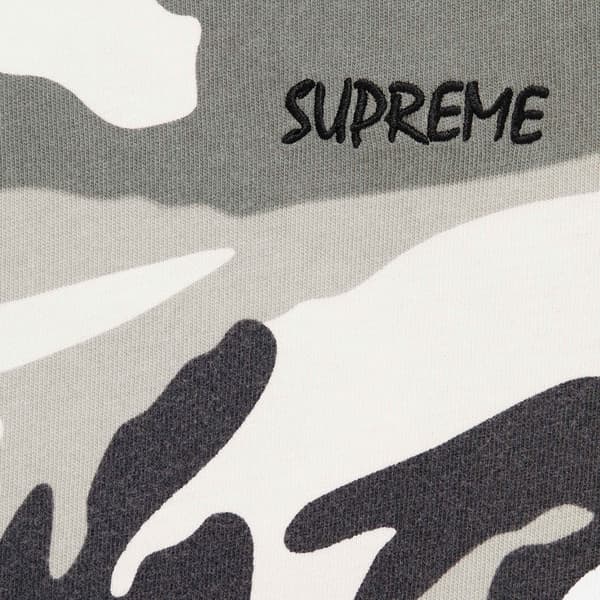 Supreme Washed S/S Top - Snow Camo (front)
