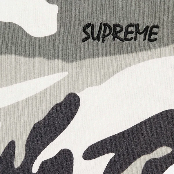 Supreme Washed S/S Top - Snow Camo (front)