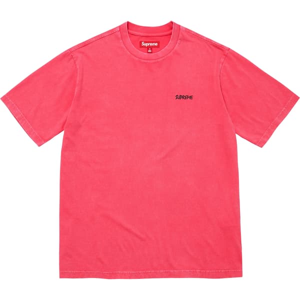Supreme Washed S/S Top - Watermelon (front)
