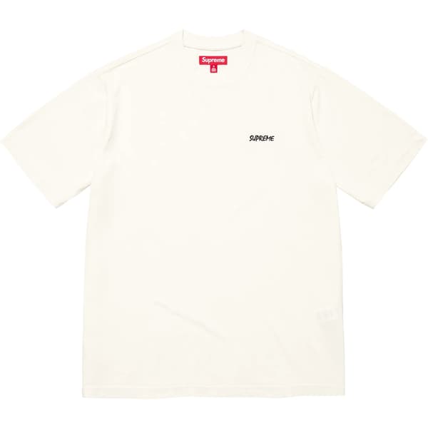 Supreme Washed S/S Top - White (front)